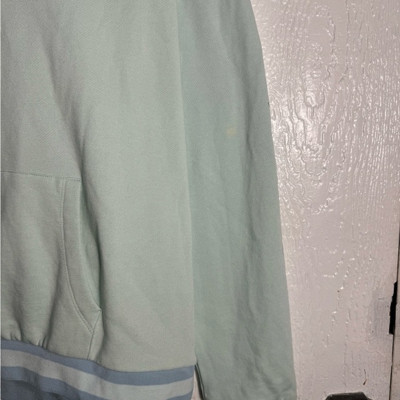 HOT TOPIC Sailor Moon Uranus & Neptune 1/4 Zip Hoodie XL NWT Light Blue Manga - Picture 10 of 11
